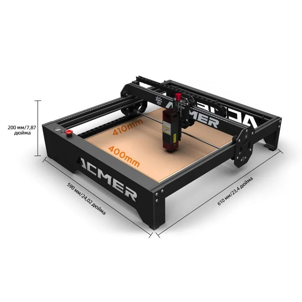 Powerful Laser Engraving Machine 10W, Wi-fi APP, Control Laser Engraving & Cutting Machine