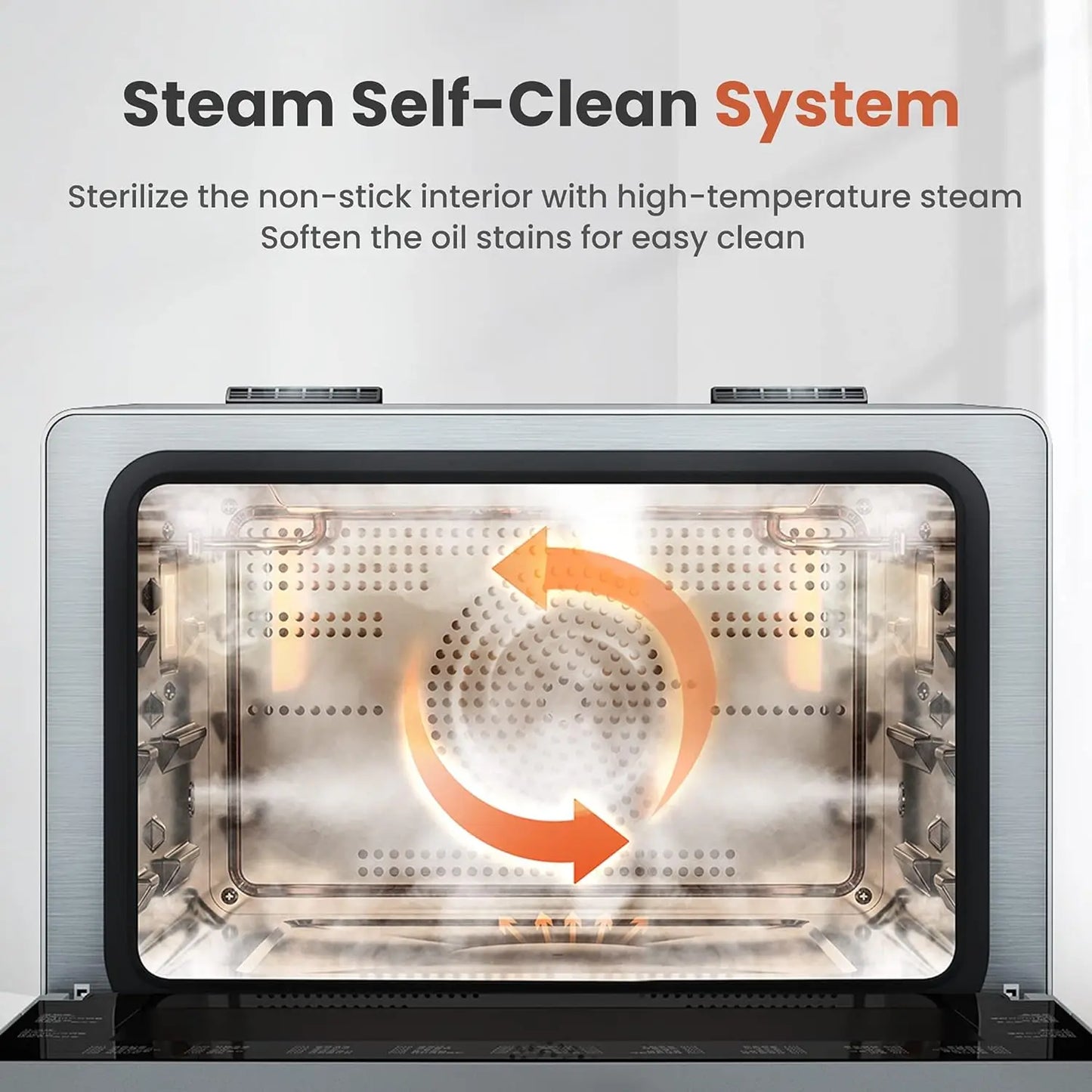 Multifunctional Combi-Oven with 40 Preset Cooking Menus, Innovational Steam- Bake Mode &  Steam Self-Clean System