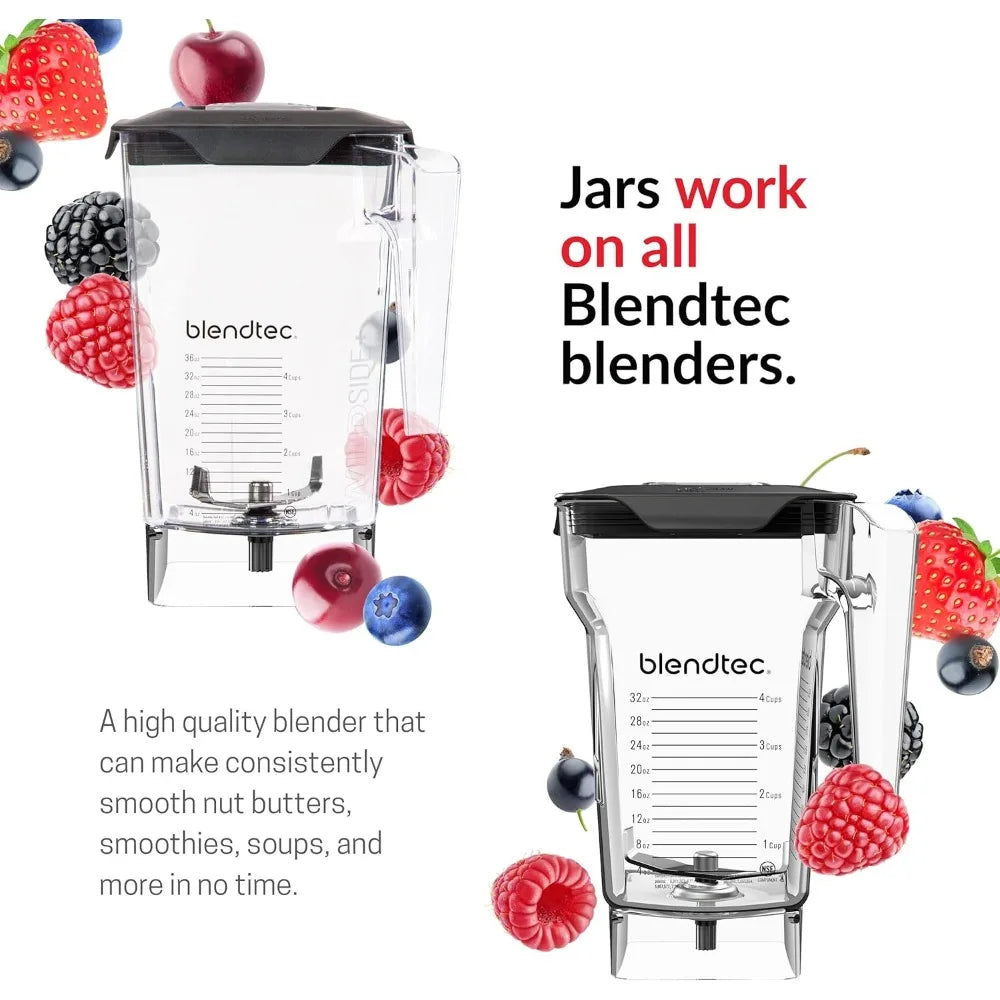 Classic 575 Blender with 90 oz. WildSide Jar & 75 oz. Four Side Jar, Commercial-Grade Power, 4 Pre-Programmed Cycles