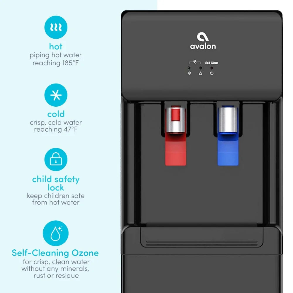 Touchless Bottom Loading Water Cooler Dispenser, Hot & Cold Water