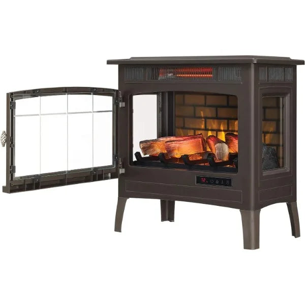 Duraflame Electric Infrared Quartz Fireplace Stove with 3D Flame Effect