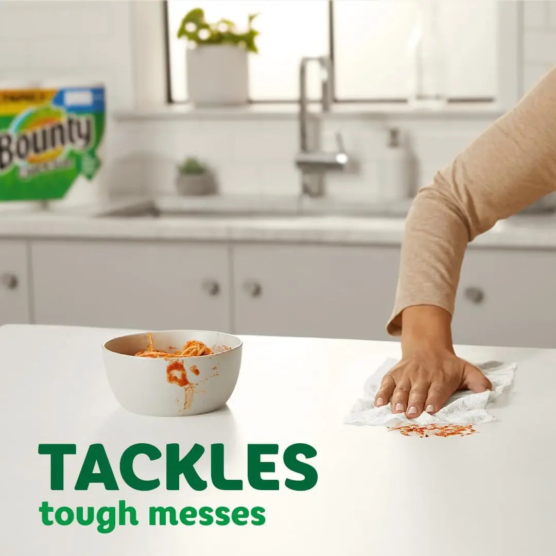 Quick Size Paper Towels, White, 16 Family Rolls