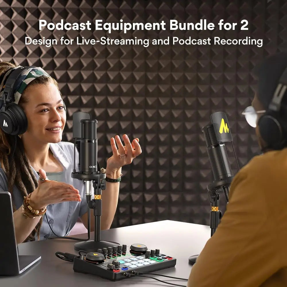 Podcast Equipment Bundle for 2 People