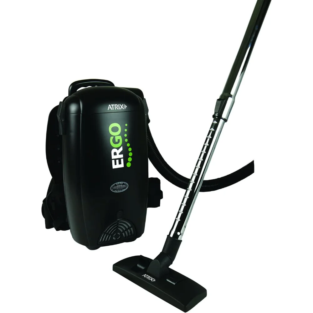 Backpack Vacuum Cleaner with Hose Attachments & Extra Filters, Weighs 10.3 Pounds