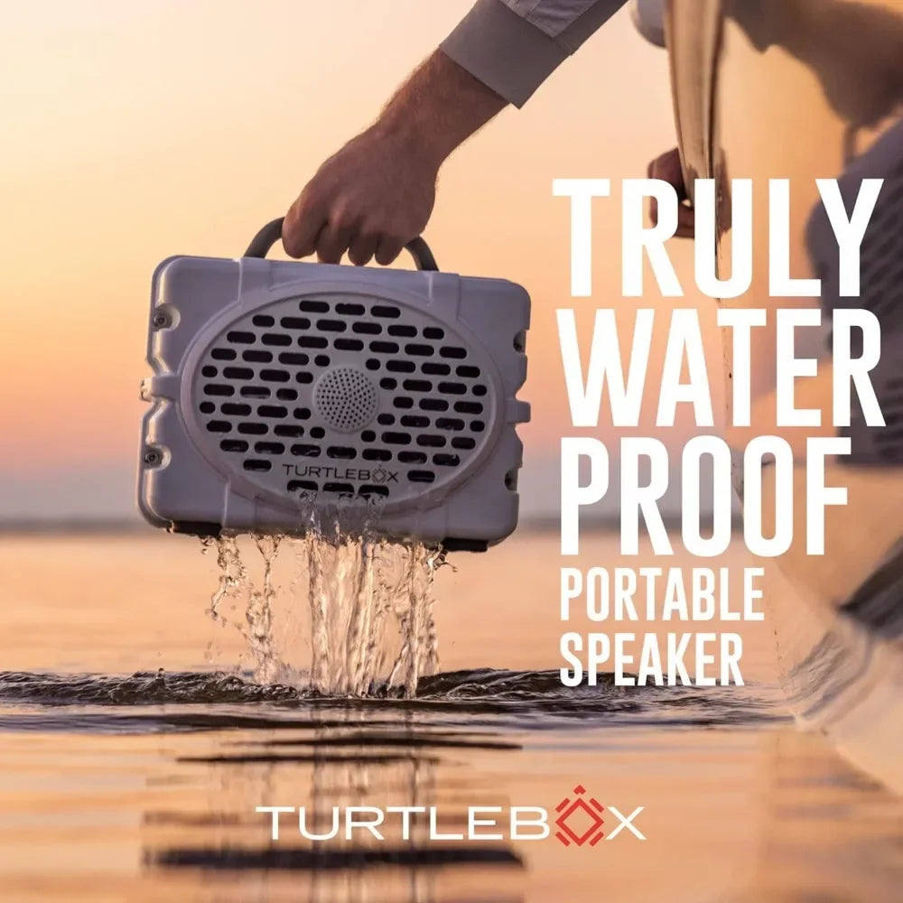 Portable Speaker for Indoors or Outdoors, Bluetooth 5.0, Rugged, IP67 Waterproof, Impact Resistant & Dustproof, Plays to 120db Distortion-Free