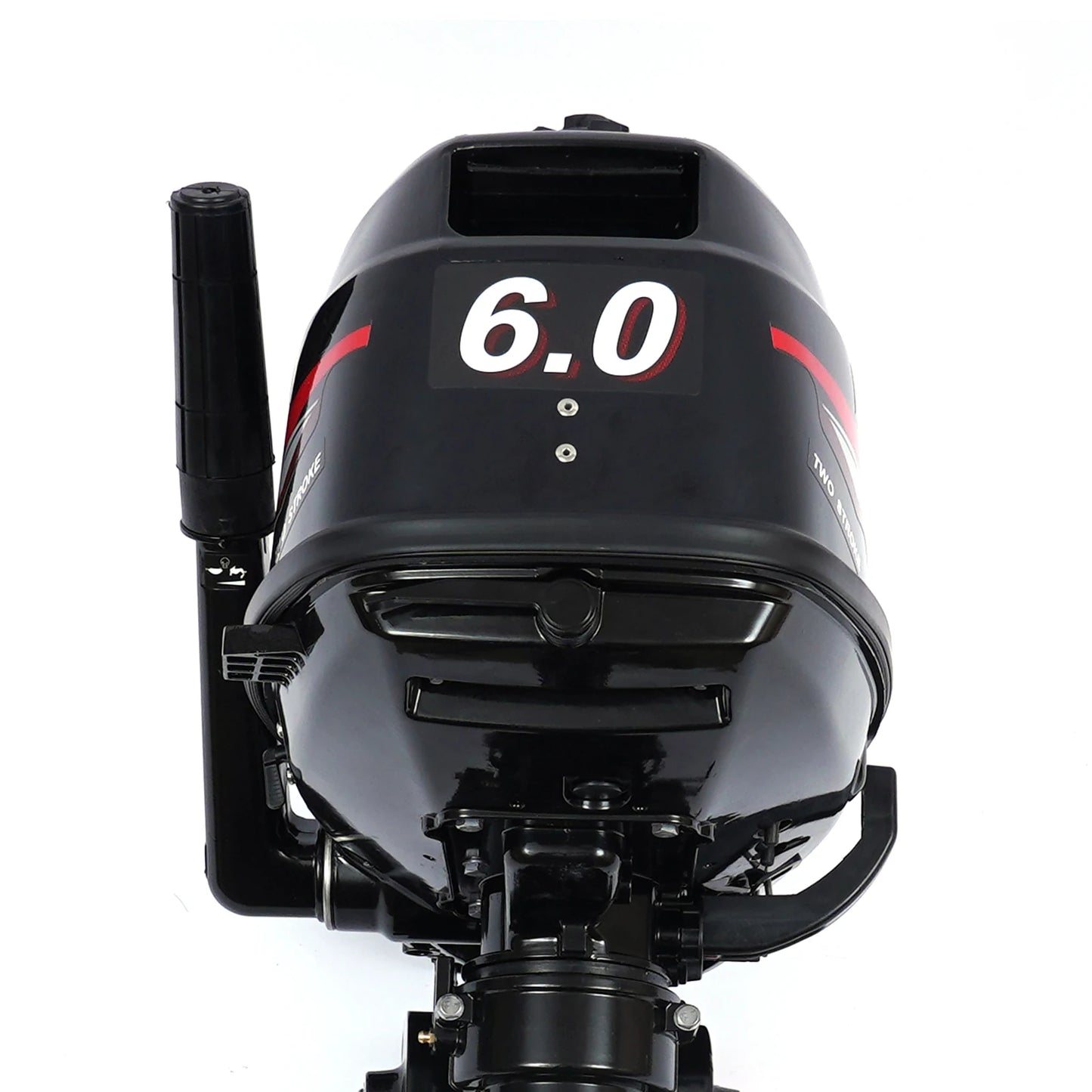 Outboard Boat Motor with Water Cooling, 6hp 2-Stroke, Low Noise