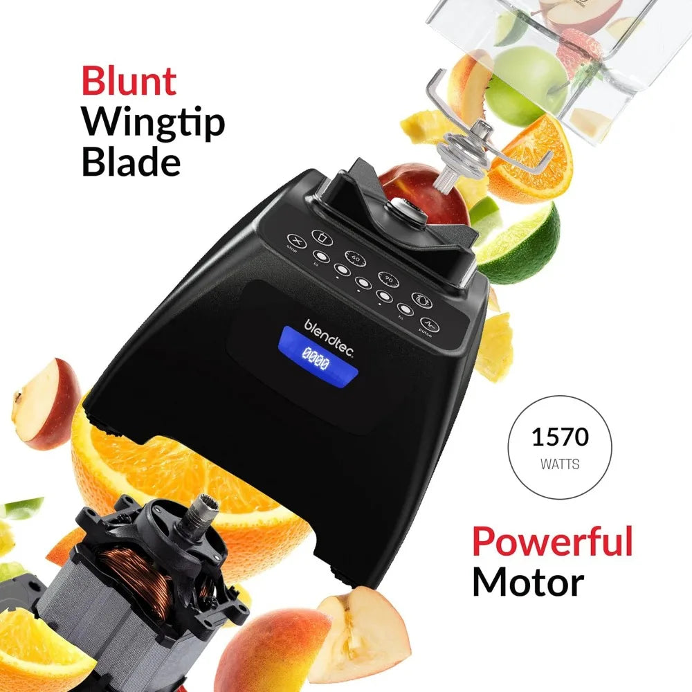 Classic 575 Blender with 90 oz. WildSide Jar & 75 oz. Four Side Jar, Commercial-Grade Power, 4 Pre-Programmed Cycles