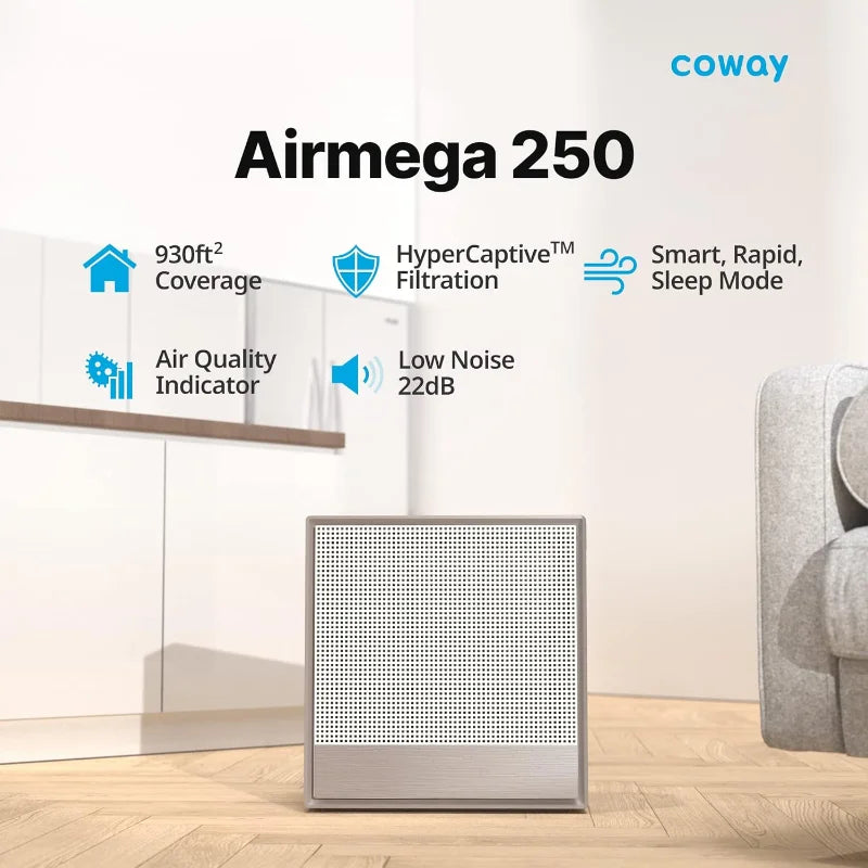 Smart Air Purifier with Smart Technology, Covers 930 sq. ft