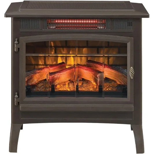 Duraflame Electric Infrared Quartz Fireplace Stove with 3D Flame Effect