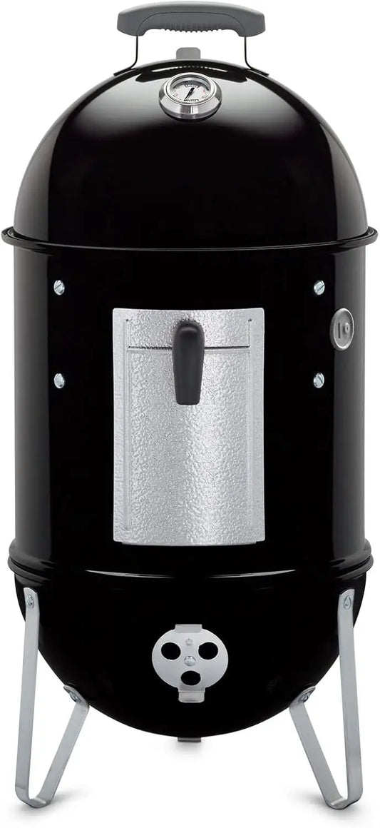 Smokey Mountain Charcoal Cooker & Smoker 14.5" with Built-In Lid Thermometer, Cover, Total Grilling Area of 286 Sq. Inches