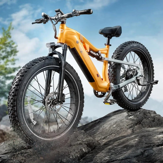 Electric Bike for Adults 1000W, 48V 20AH, 26" Fat Tires, 7 Speed, 30mph, 80 Mile Range