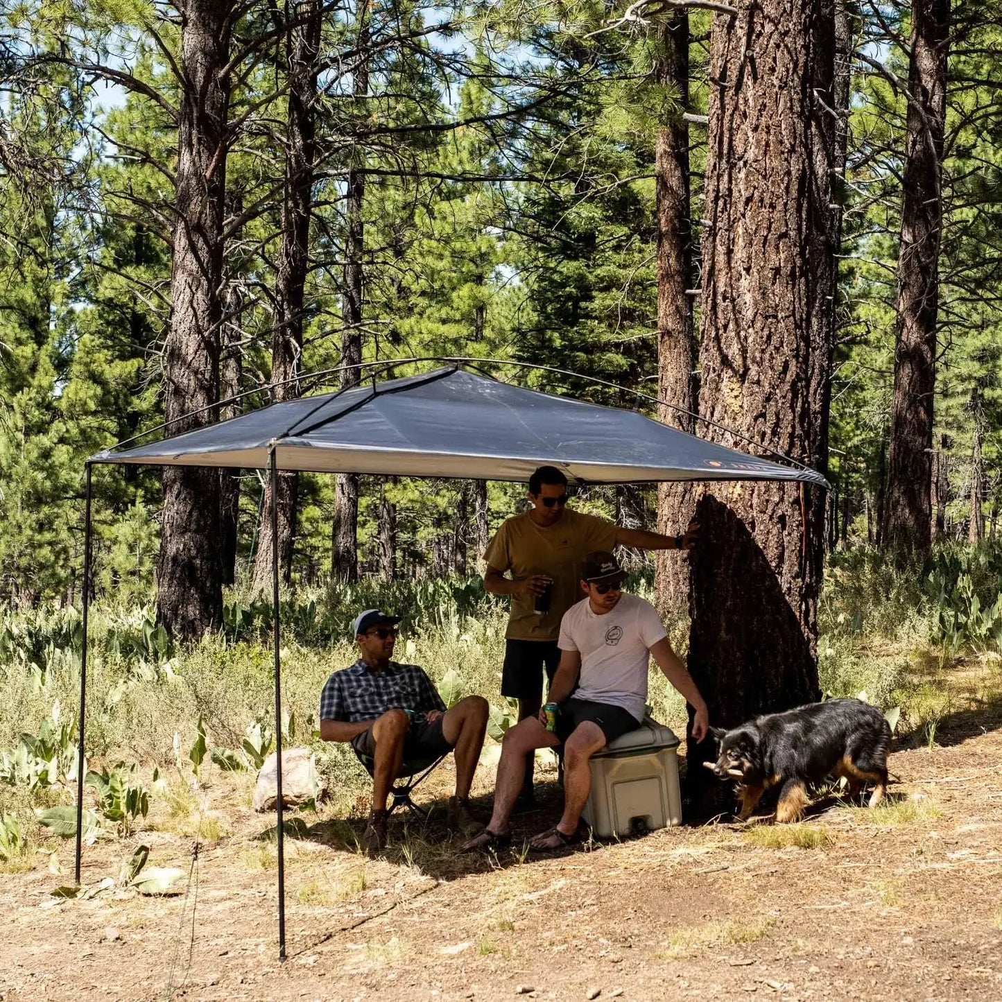 Portable Vehicle Awning, Large 9' x 7' Shade Coverage, Lightweight Durable Car Canopy, Suitable for Trucks, SUVs, Vans