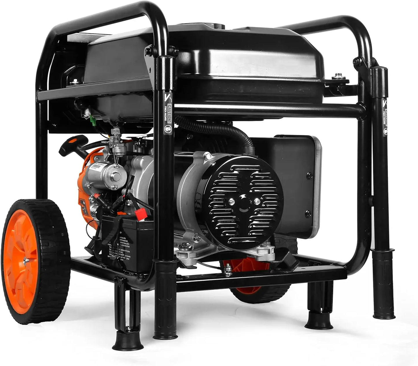 Portable Generator 5600W with Electric Start, 224cc, Transfer Switch & RV Ready with CO Shutdown Sensor