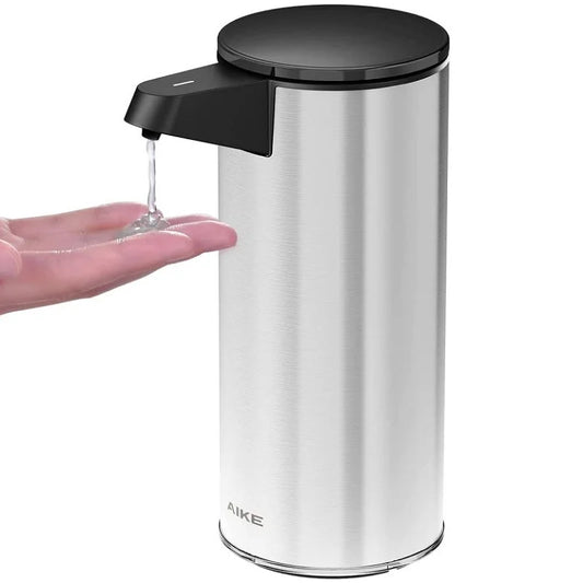 Stainless Steel Automatic Soap Dispenser with Built-In Lithium Battery & Type-C Charging Port for Kitchen Detergent & Bathroom Hand Soap