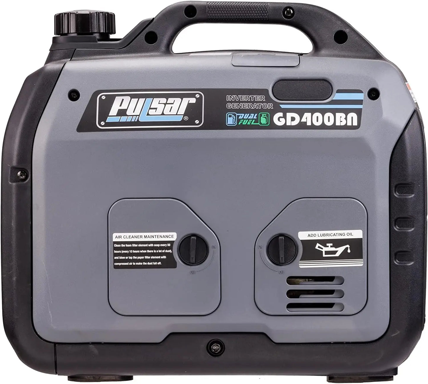 Portable 4000W Generator, Super Quiet, Runs on Gas or Propane